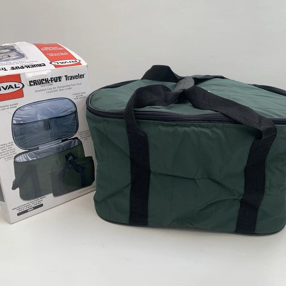 Crock-Pot Traveler Slow Cooker Travel Bag Insulated Carrier 4.5 - 5.5 Qt Oval